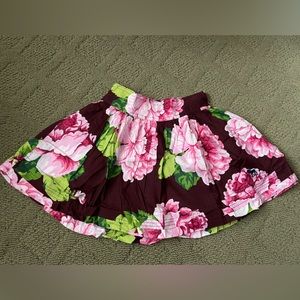 Abercrombie Floral Skirt XS